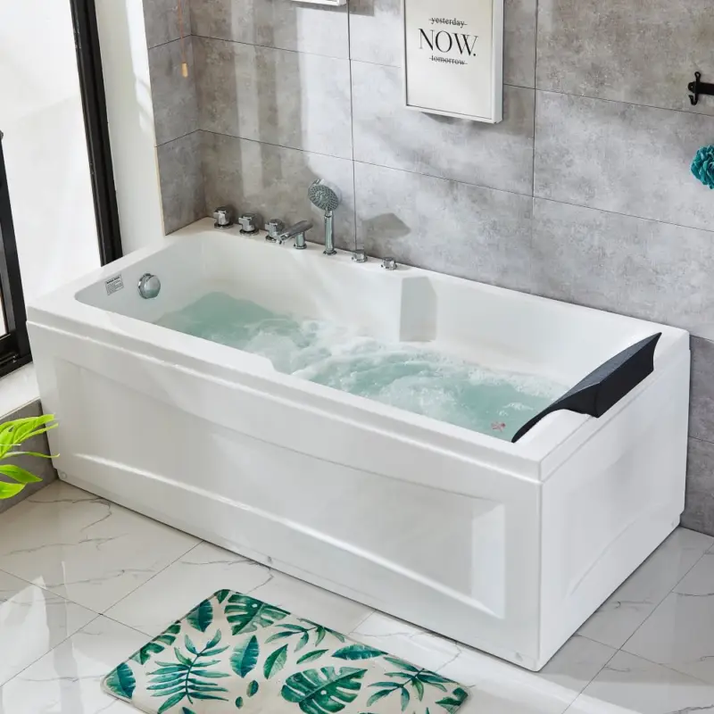 Bubbelbadkar 170x80cm | Isolerande högkvalitetsakryl | BK-001 Extra rabatt