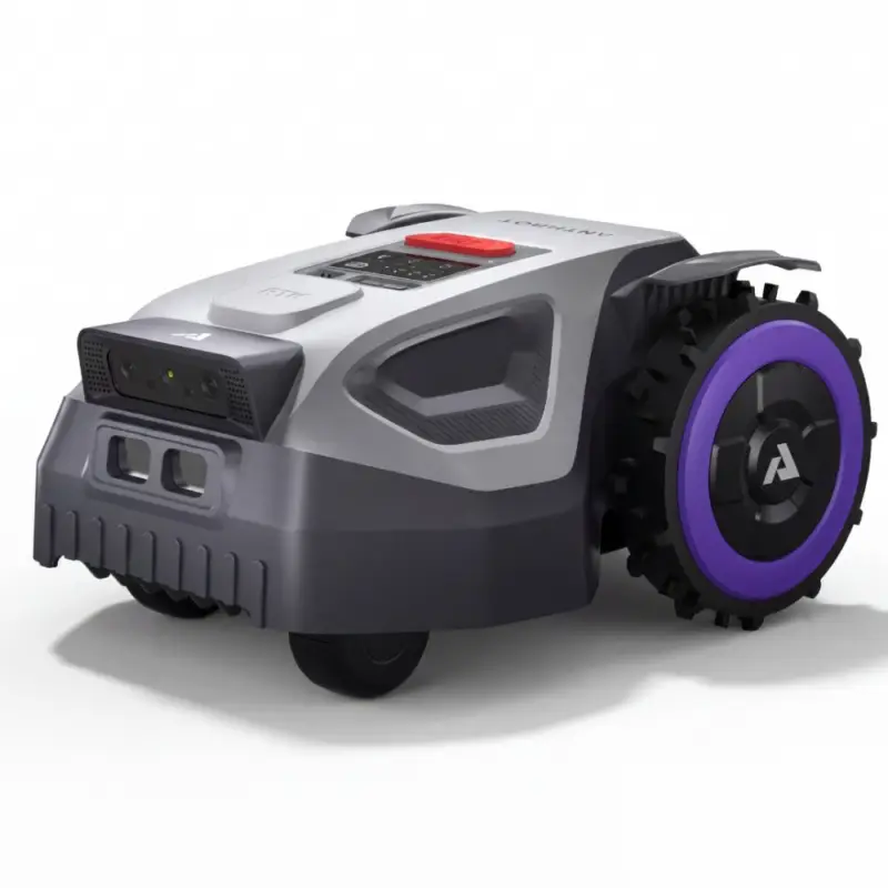 Robotgräsklippare utan begränsningskabel 500 m² | Centimeterprecision med RTK + AI Vision | ANTHBOT M5 Fri frakt