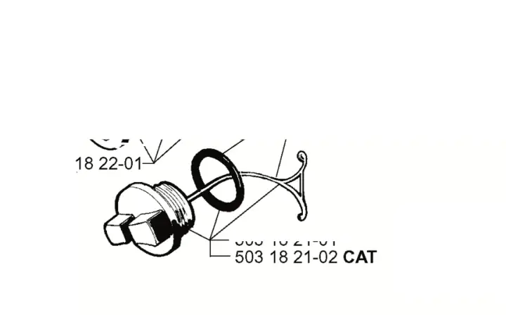 Tanklock Jonsered 2054, 2055 CAT Kampanjpris