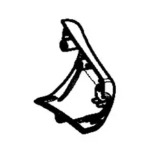 Sista chansen Nose Bullhorn Right Orang 5748107-05