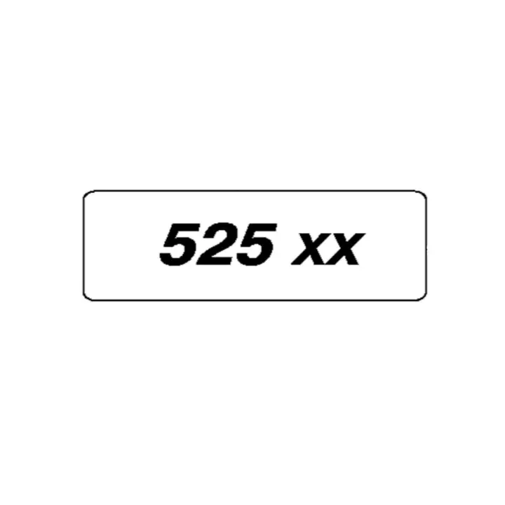 risnedsättning Dekal 525L