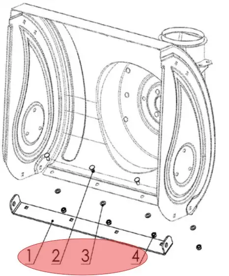 I lager 24IN SCRAPER BAR AND HARDWARE