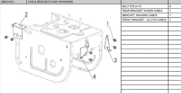 CABLE BRACKETS AND HARDWARE Endast idag