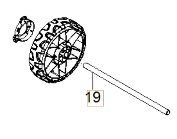 Fri frakt Wheel Axle