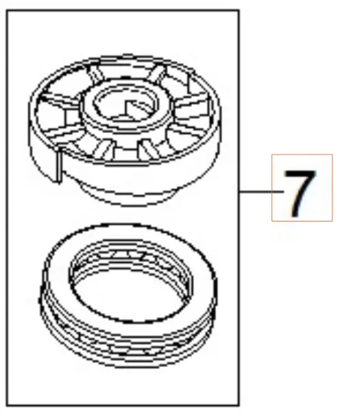 Disc Wobble Disc 8,1 Deg I lager