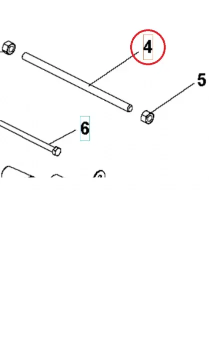Sista chansen Axle Handlebar Clamping Axis