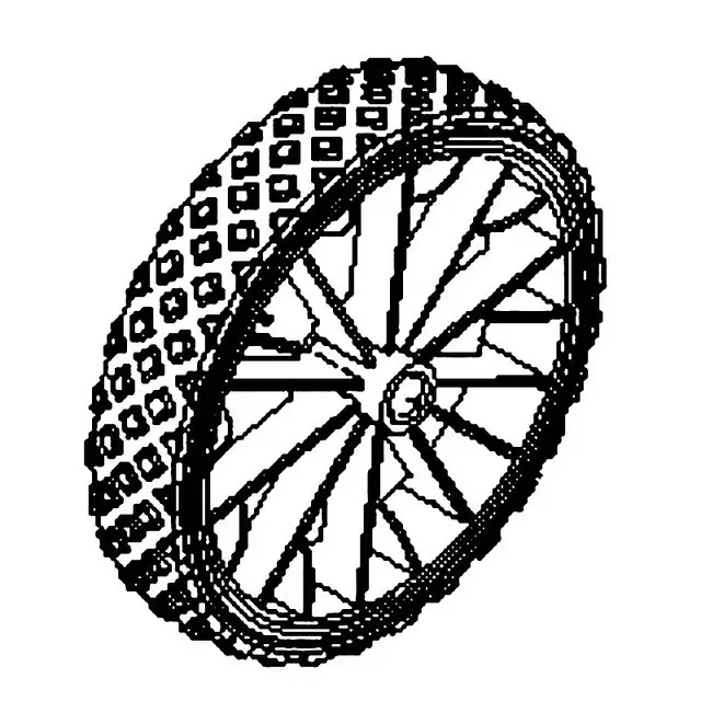 Hjul McCulloch SB121, ST53, MC621, MSB121 Fynd