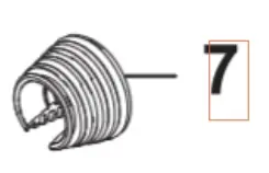 risnedsättning Stopper Soft Textile Hose-Stop