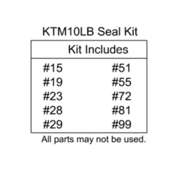 Outlet Seal Kit 187K0099070