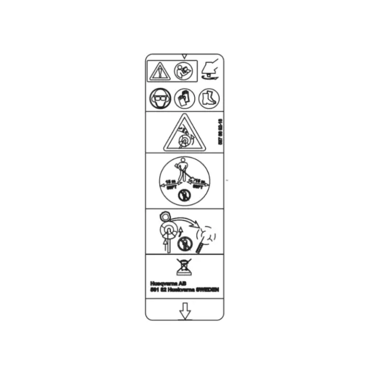 Köp online Decal Warning Spare Part