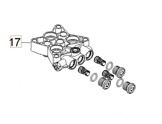 Kampanjpris Cylinder Block With M8X10 Hex