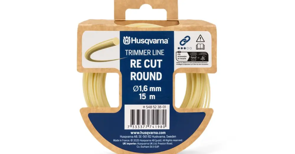Husqvarna Trimmerlina Re Cut I lager